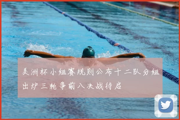 美洲杯小组赛规则公布十二队分组出炉三轮争前八决战待启